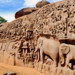 India sud_Mamallapuram_rock_carvings